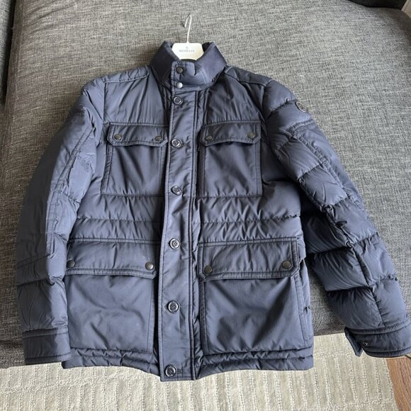 MONCLER LAGGINHORN FIELD JACKET (NAVY) Size 2 Men's - Picture 1 of 11